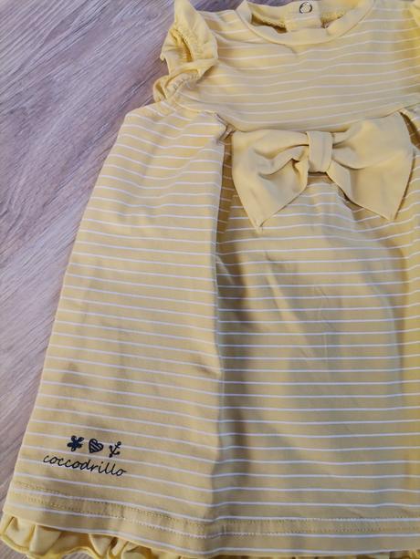 Dievčenské žlté šaty, coccodrillo,62