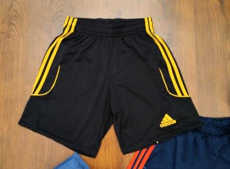 Čierne kraťasy adidas climalite + ďalšie dve gátis, adidas,164