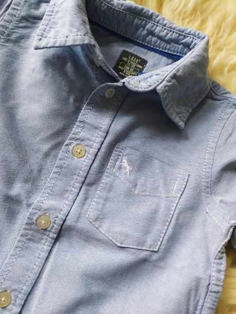 Hrubšia elegantná košeľa, h&m,92