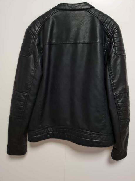 Zateplená kožená bunda, c&a,176