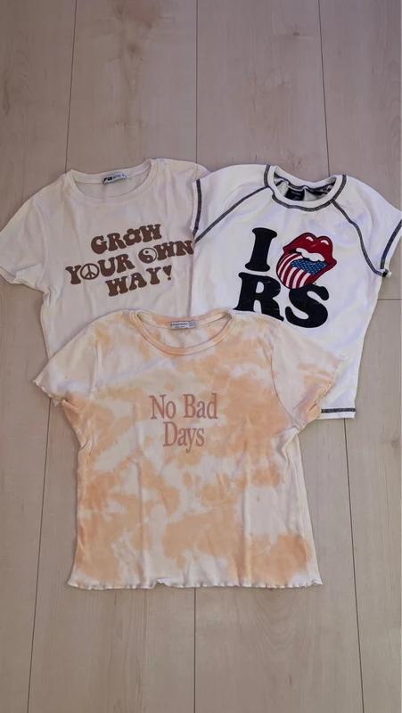 Tričká s krátkym rukávom, bershka,s