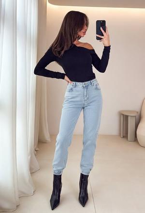 Bledomodré džínsy, fishbone,xl