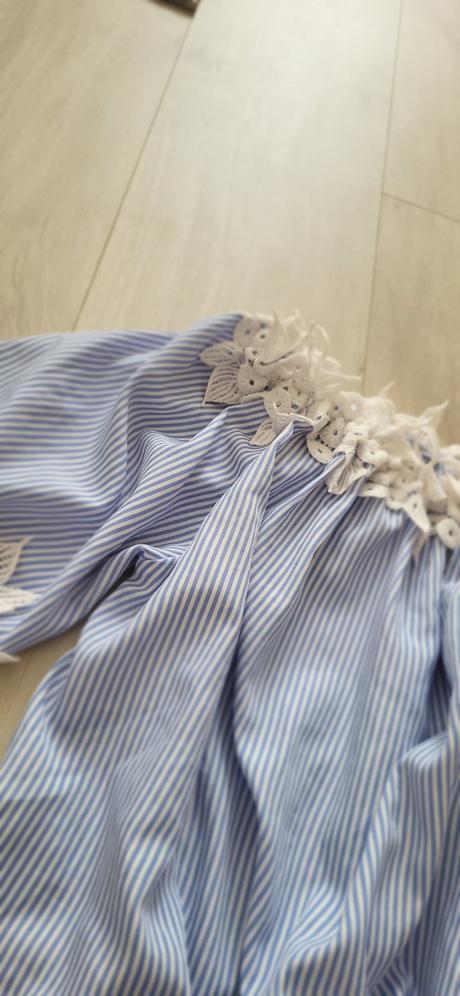Krásne letné folk tričko/tunika, 38