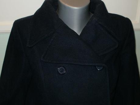 H&m tmavomodrý kabátik, h&m,38