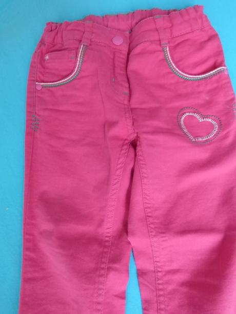 Ružové nohavice, c&a,122