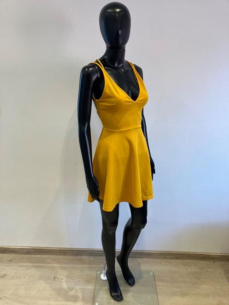 Dámske šaty horčicové shein (xs), xs