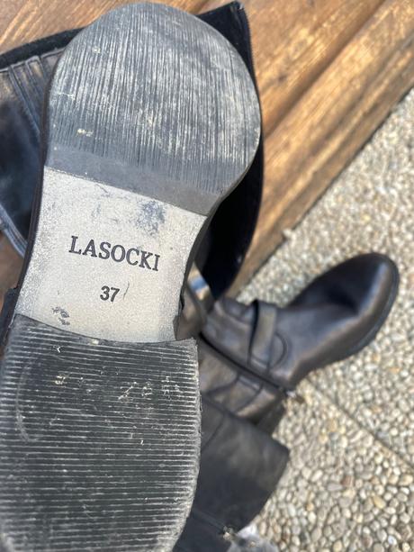 Kožené čižmy lasocki, lasocki,37