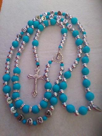 Ruženec s menom a dátumom, 