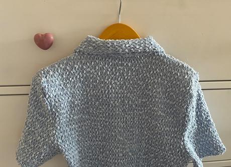 Bledomodré tričko na zips, fb sister, s/36, amisu,s