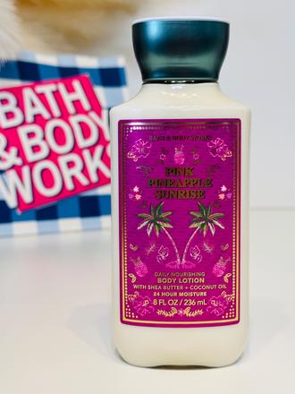 Bath & body works telové mlieko pink pineapple su, 