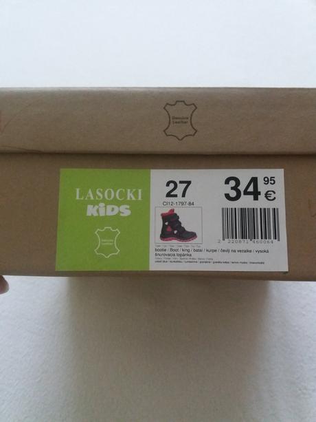 Kožené čižmy, lasocki,27