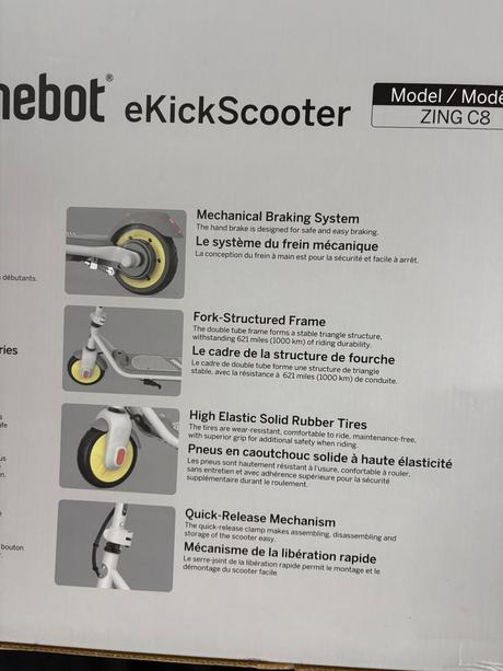 Elektricka detska kolobežka ninebot ekickscooter, 