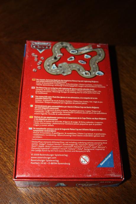 Hra auta - piston cup - od 5 rokov,