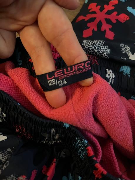 Zateplené nohavice, lewro,128