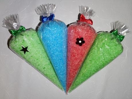 Voňavá morská soľ do kúpeľa - rozne druhy-vyrobim,