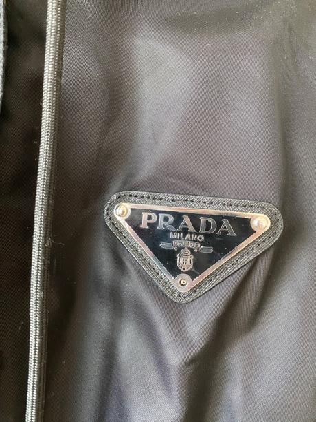 Original prada nylon hooded jacket, prada,s