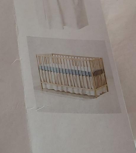 Biela záclonka na postielku, šírka (cm): 60,dĺžka (cm): 120