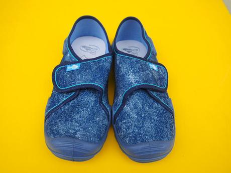 Detské papučky renbut rifľové, ren but,33 / 34 / 35