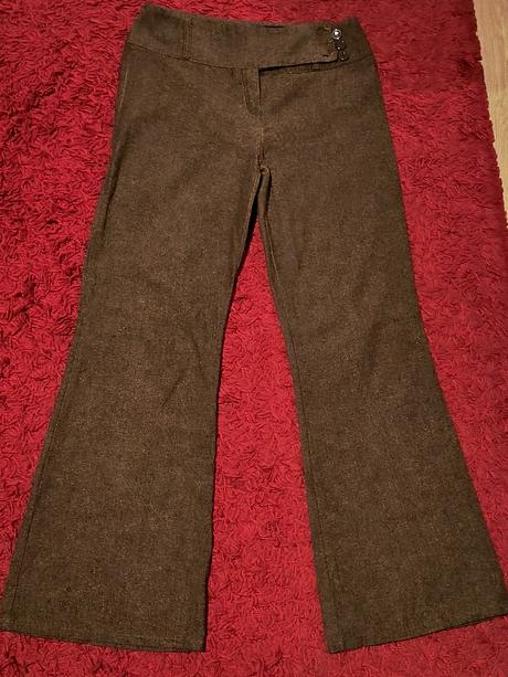 Elegantné nohavice na zimu dámske, m