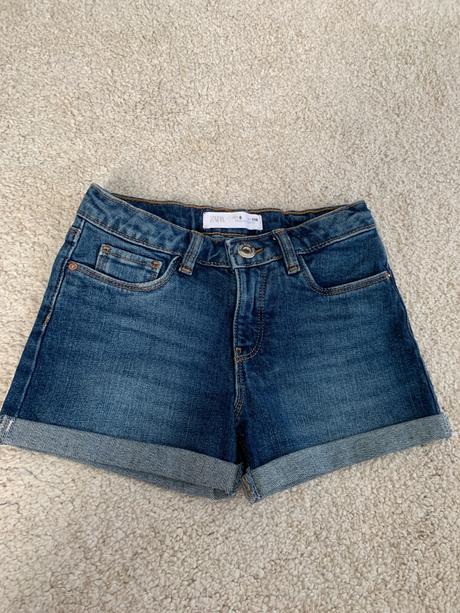 Džínsové kraťasky, zara,116