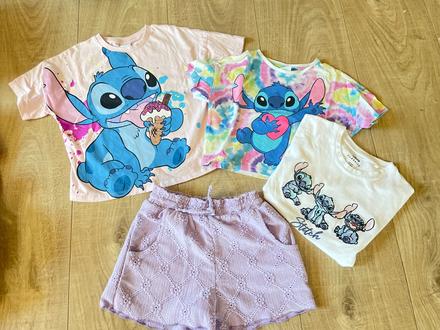 Set letny stitch, primark,134
