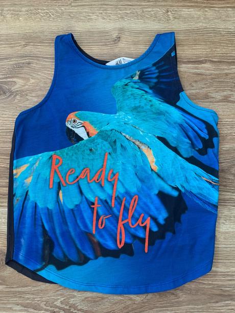 Tielko s papagájom, h&m,146