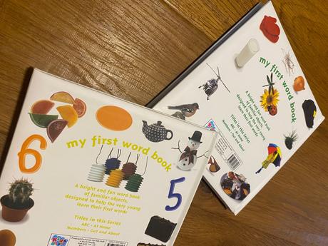 My first word book - out and about + numbers,