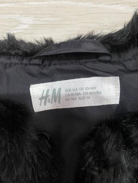 Huňatá vesta pre dievčatá, h&m,164
