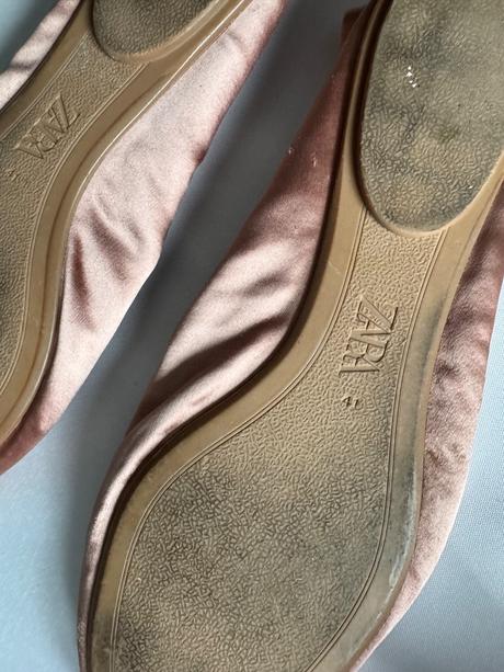 Zara - saténové balerínky, zara,41