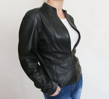 Kožená dámska bunda marks&spencer veľ.40, marks & spencer,l