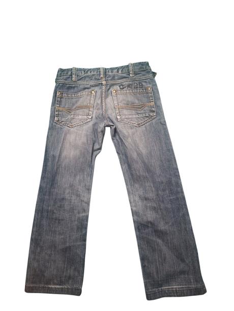 Dievčenské dlhšie rifľové trištvrťáky, 164