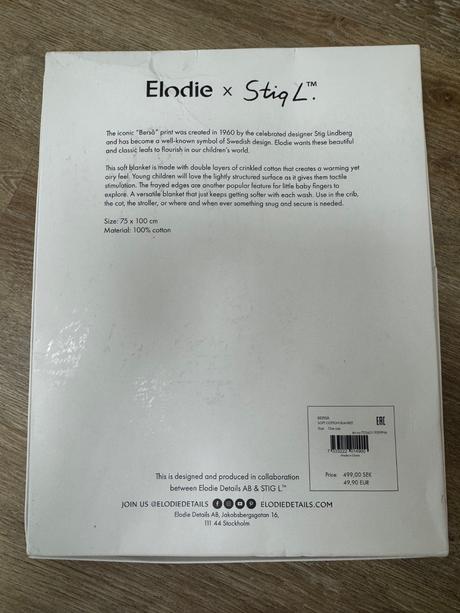 Mušelínová deka elodie detials sting l, 