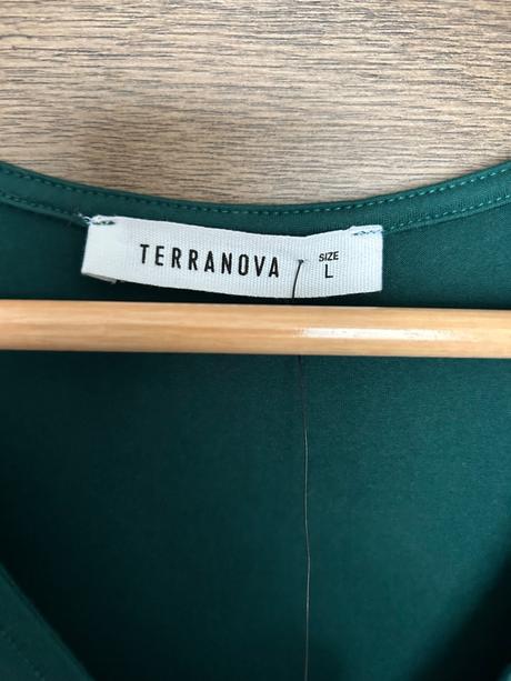 Tmavozelené šaty, terranova,l