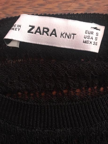 Priesvitný top zara, zara,s