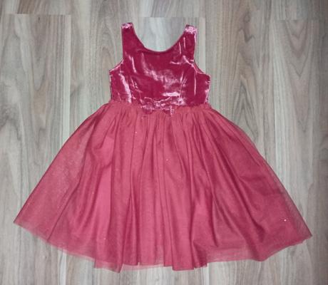 Červené šaty, h&m,122