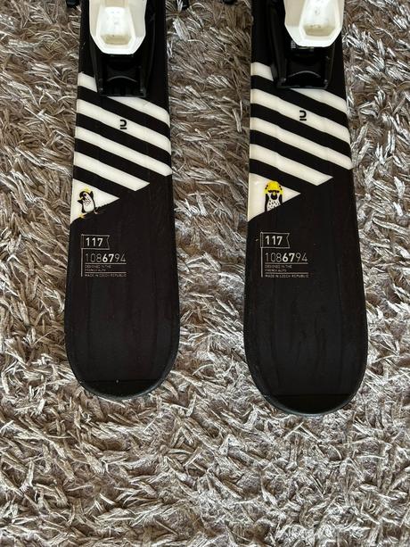 Lyže wedze, lyžiarky nordica veľ. 22, paličky, wedze,130-139 cm