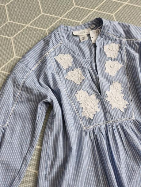 Blúzka so širokými rukávmi  h&m, h&m,xs