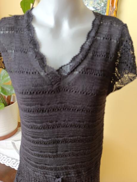 Háčkované šaty, m&co,42