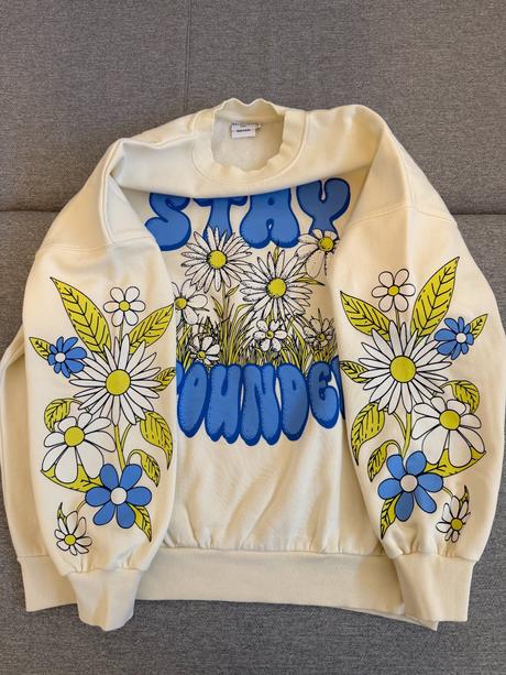 Oversize mikina, skiny,s