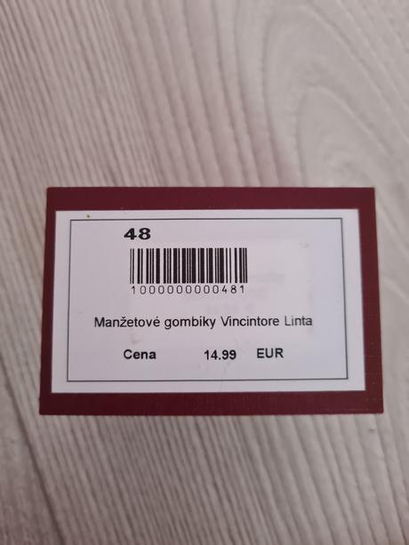 Manžetové gombíky, 