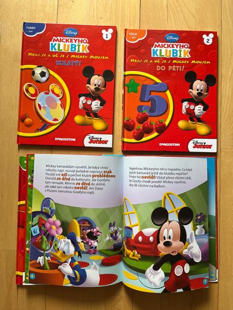 4 ks kniha mickeyho klubik dagostino,