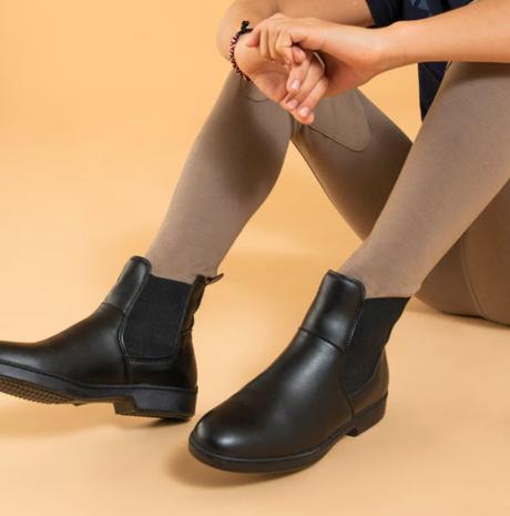 Jazdecké nohavice - rajtky s nášivkami decathlon, 146