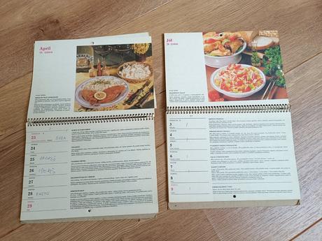 Kalendare gazdinka 1984, 1988-1989, 