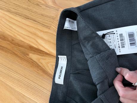 Široké nohavice, pull&bear,34