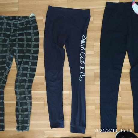 Zanovné legíny v158/164 z rakúska,2e tenke,3.50hru, takko,164