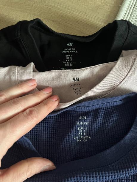 Letne tricka hm vel s, h&m,s