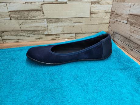 Be lenka 41 - dámske kožené tmavomodré baleríny, be lenka,41