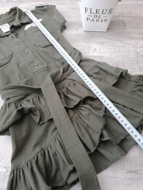 Šaty s volánikmi  104/110, 104