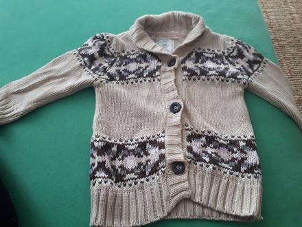 Krasny vlneny teplucky svetrik, l.o.g.g.,86