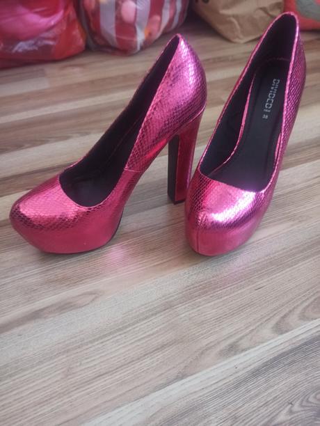 Dámske lodičky na vysokom podpätku, h&m,38